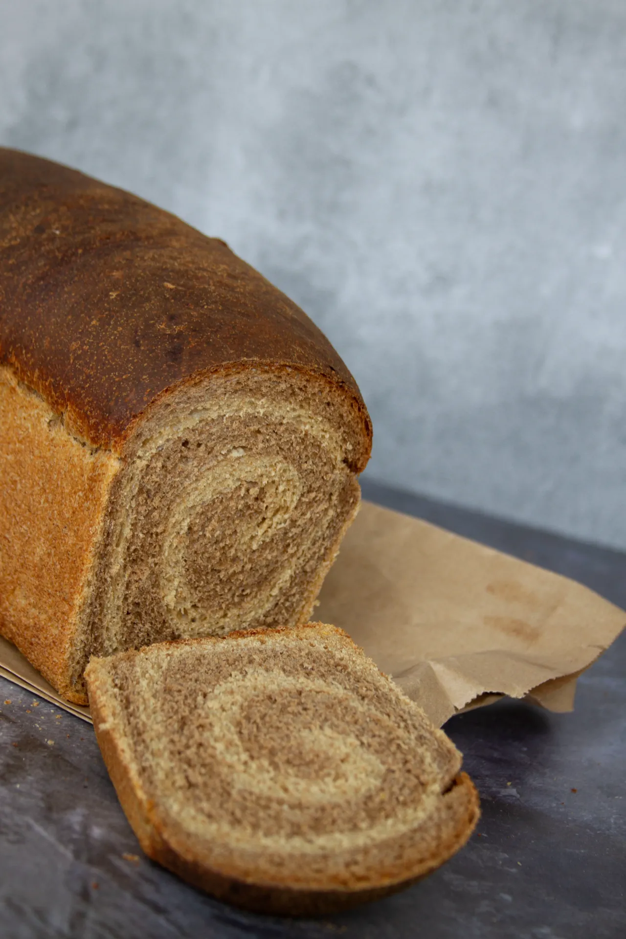 Pan De Centeno Marmoleado
